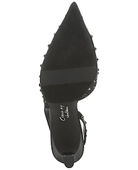 Circus Ny by Sam Edelman Women's Tallie Rhinestone Pointed-Toe Asymmetrical Pumps