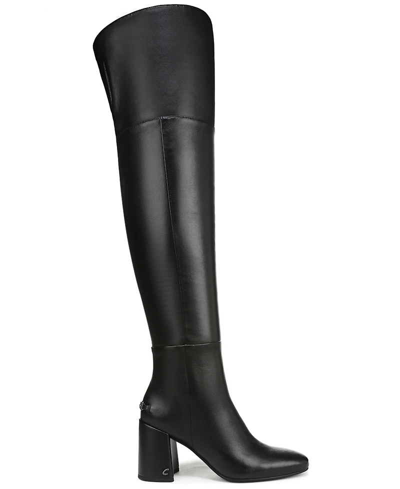 Circus Ny by Sam Edelman Women's Brigid Wide-Calf Over-the-Knee Block-Heel Boots