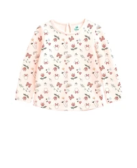 Disney Baby Girls 2-Piece Minnie Mouse Top and Corduroy Overall Set