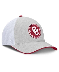 Fanatics Men's Heather Gray/White Oklahoma Sooners Trigger Flex Hat