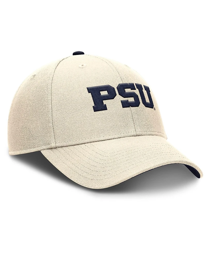 Nike Men's Natural Penn State Nittany Lions Rise Primetime Performance Trucker Adjustable Hat