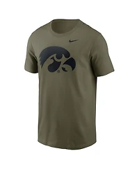 Nike Men's Olive Iowa Hawkeyes Primetime Logo Performance T-Shirt
