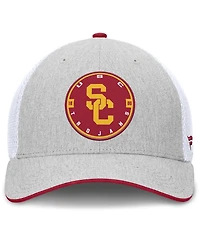 Fanatics Men's Heather Gray/White Usc Trojans Trigger Flex Hat