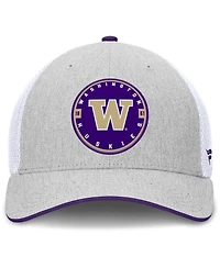 Fanatics Men's Heather Gray/White Washington Huskies Trigger Flex Hat