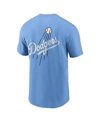 Nike Men's Light Blue Los Angeles Dodgers Record Shattered T-Shirt