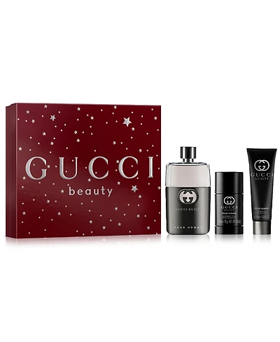 Gucci Men's 3-Pc. Guilty Pour Homme Eau de Toilette Gift Set