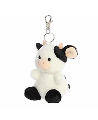 Aurora Mini Sweetie Cow Palm Pals Adorable Clip-On White 4"