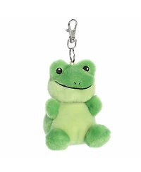 Aurora Mini Ribbits Frog Palm Pals Adorable Clip-On Green 4"