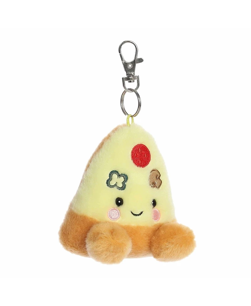Aurora Mini Peppa Pizza Slice Palm Pals Adorable Clip-On Yellow 4"