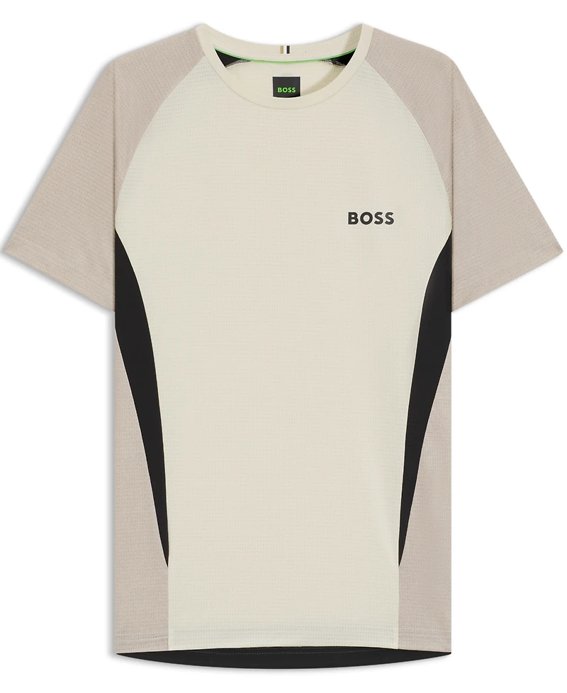 Boss by Hugo Men's Slim-Fit Mesh Jersey T-Shirt