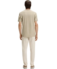 Boss by Hugo Men's Regular-Fit Structured Cotton T-Shirt
