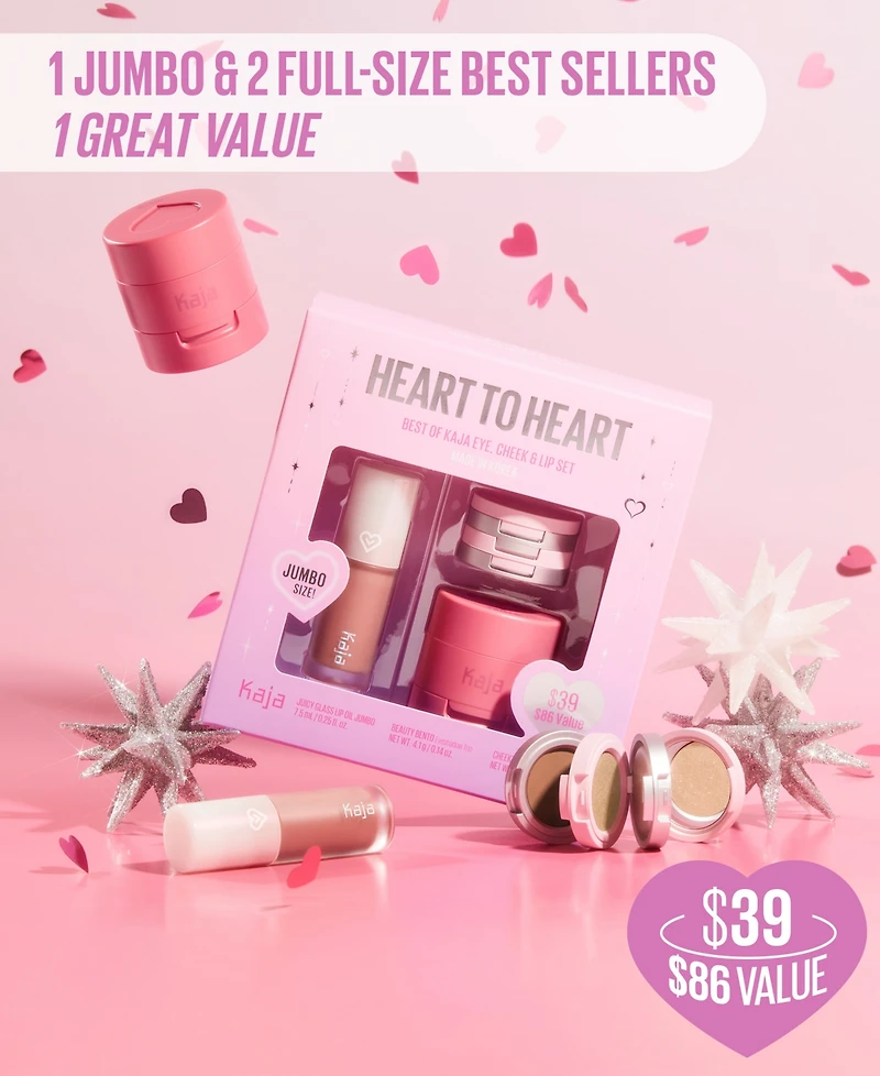 Kaja 3-Pc. Heart To Heart Best Of Kaja Eye, Cheek & Lip Set