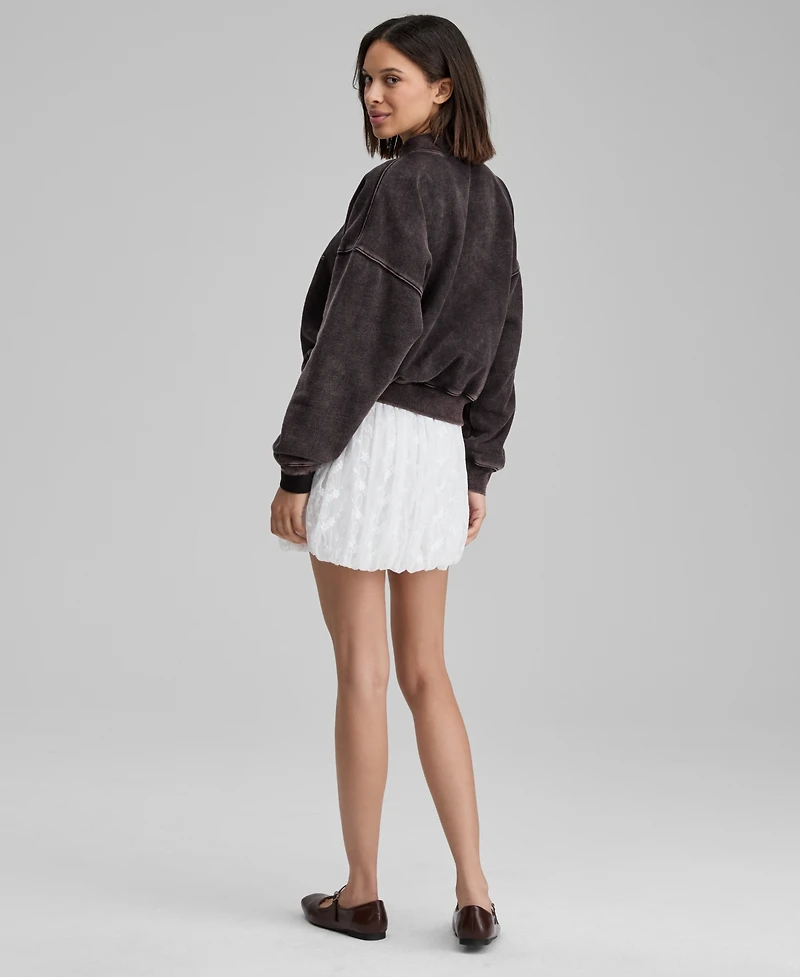 And Now This Women's Lace Bubble-Hem Mini Skirt, Macy's Exclusive