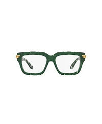 Bottega Veneta Unisex Rectangle Eyeglasses, 6J000452