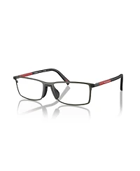 Prada Linea Rossa Men's Rectangle Eyeglasses, Ps 53QV