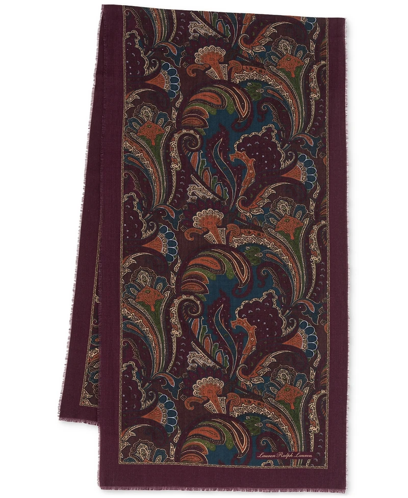 Lauren Ralph Lauren Oversized Paisley Oblong Scarf