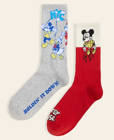 Disney | Macy's Men's Mickey Mouse & Friends 2-Pair Sock Gift Set, Exclusive