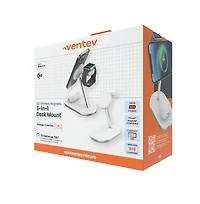 Ventev Qi2 Wireless 3-1 Desk Mount--