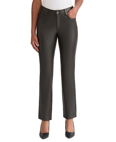 Jones New York Women's High Rise Elastic Waistband Pants