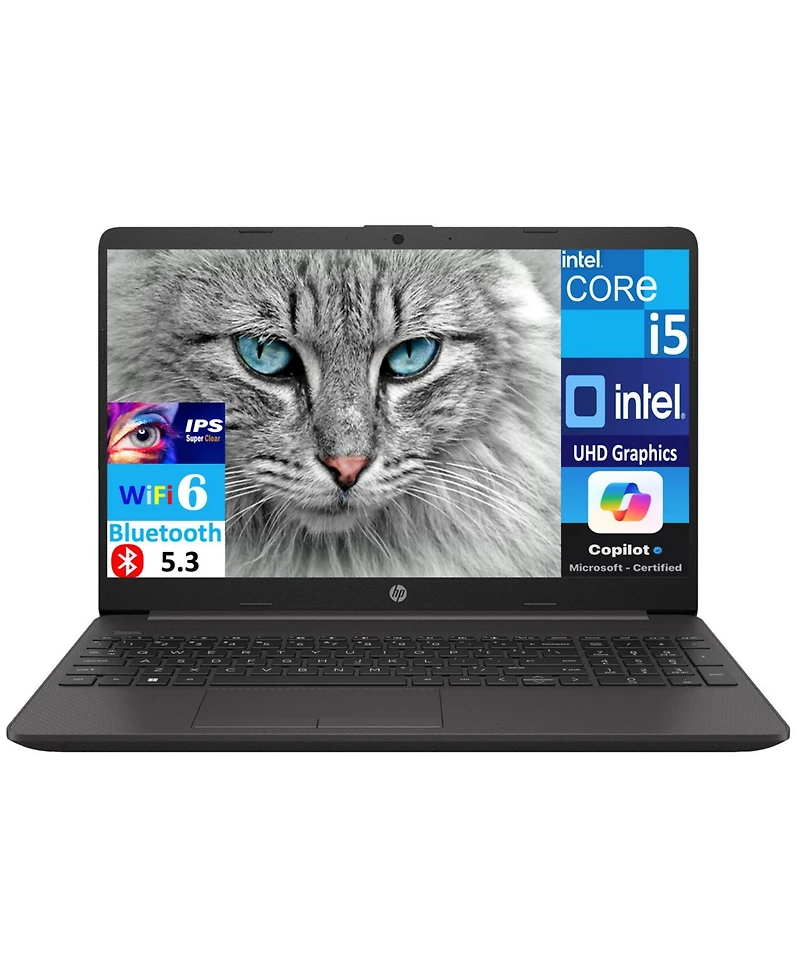 Hp 250 G9 School Laptop (Intel i5-1235U 10-Core, 16GB Ram, 256GB Ssd, Intel Uhd, 15.6" 60 Hz Full Hd (1920x1080),Bt, Dark Ash Silver, Win 11 Home