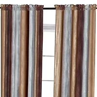 GoodGram Ombre Crushed Satin Sheer Single Window Curtains & Valances - 50 in. W x L