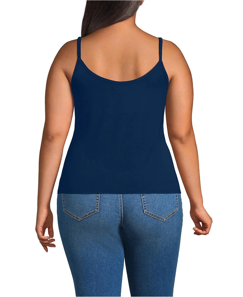 Lands' End Women's Plus Cooling V-neck Camisole