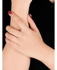 Devata Crown Wishbone Ring in 14K Gold, Size 9, approx. 2.6 grams.