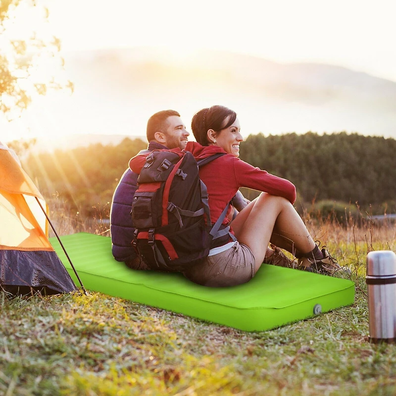 Akiudex self inflating folding camping sleeping mattress with carrying bag