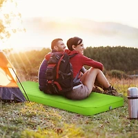 Akiudex self inflating folding camping sleeping mattress with carrying bag