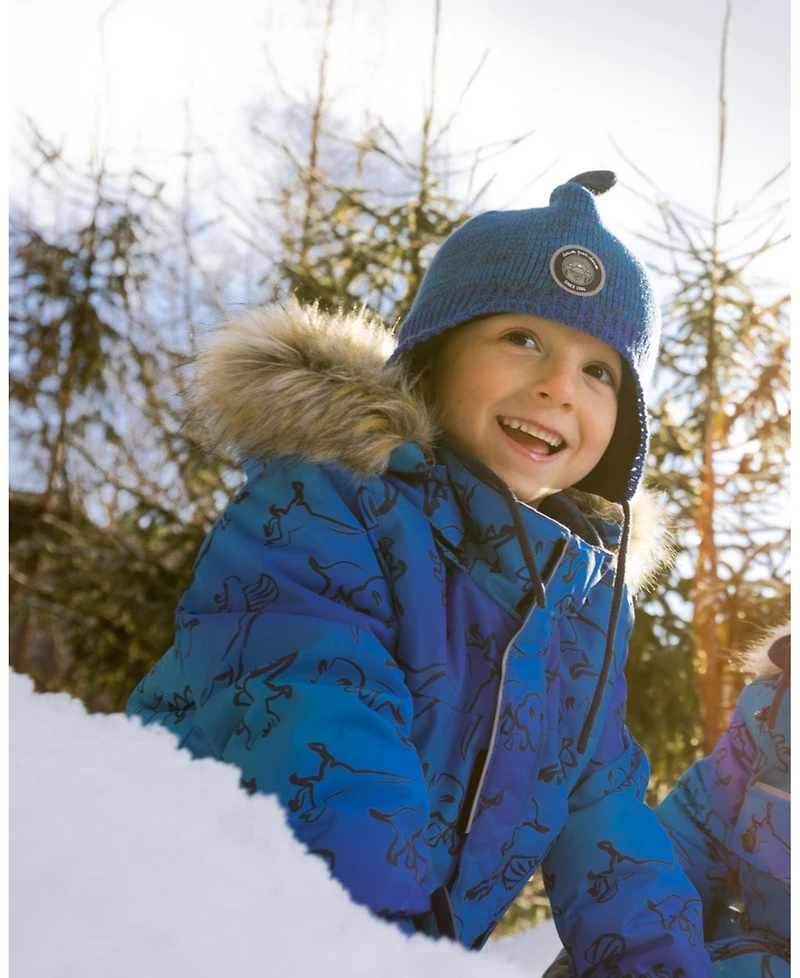Deux par Big Boys Two-Piece Discover Snowsuit Navy Blue - Toddler|Child