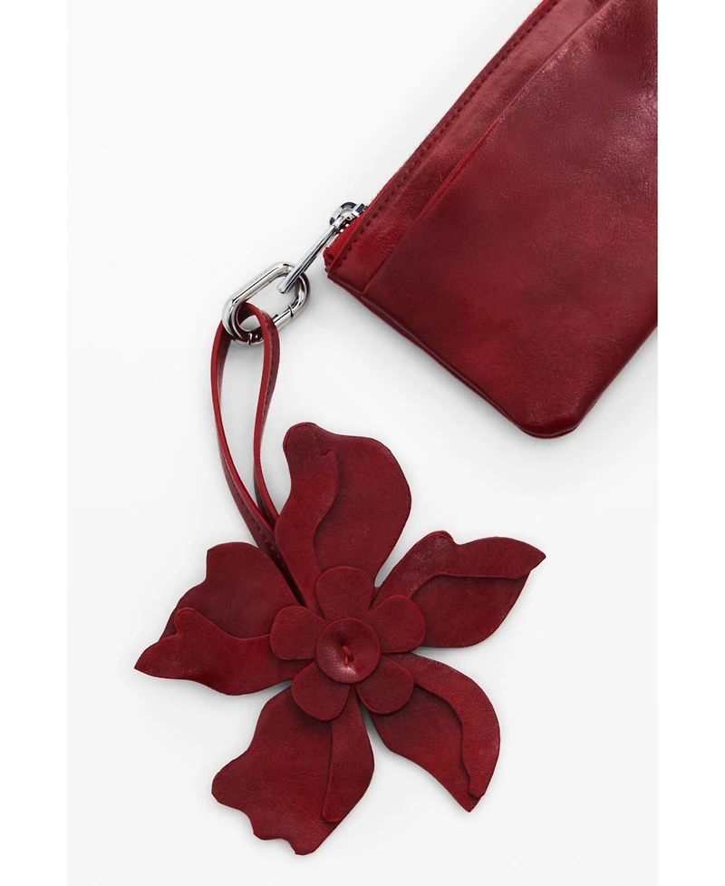 Desigual Women's Small shiny leather-effect cardholder