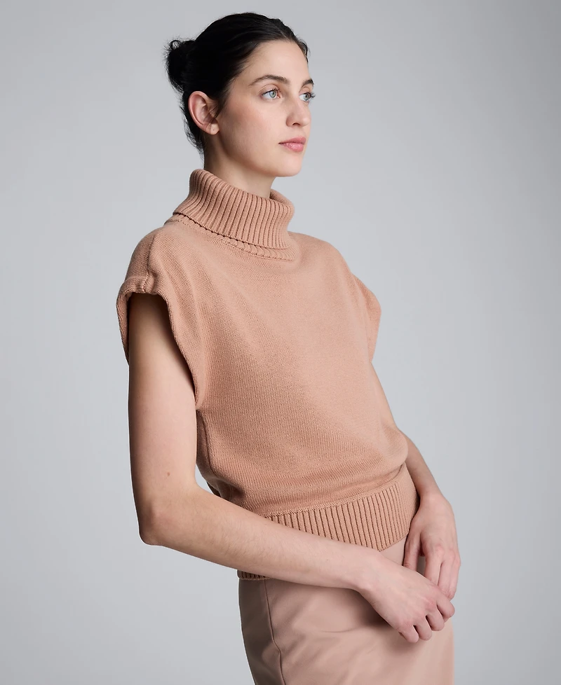 Kenneth Cole Women's Turtle Neck Top