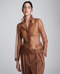 Kenneth Cole Women's Notch Collar Jacket
