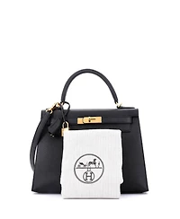 Pre-Owned Hermes Kelly Handbag Epsom with Gold Hardware