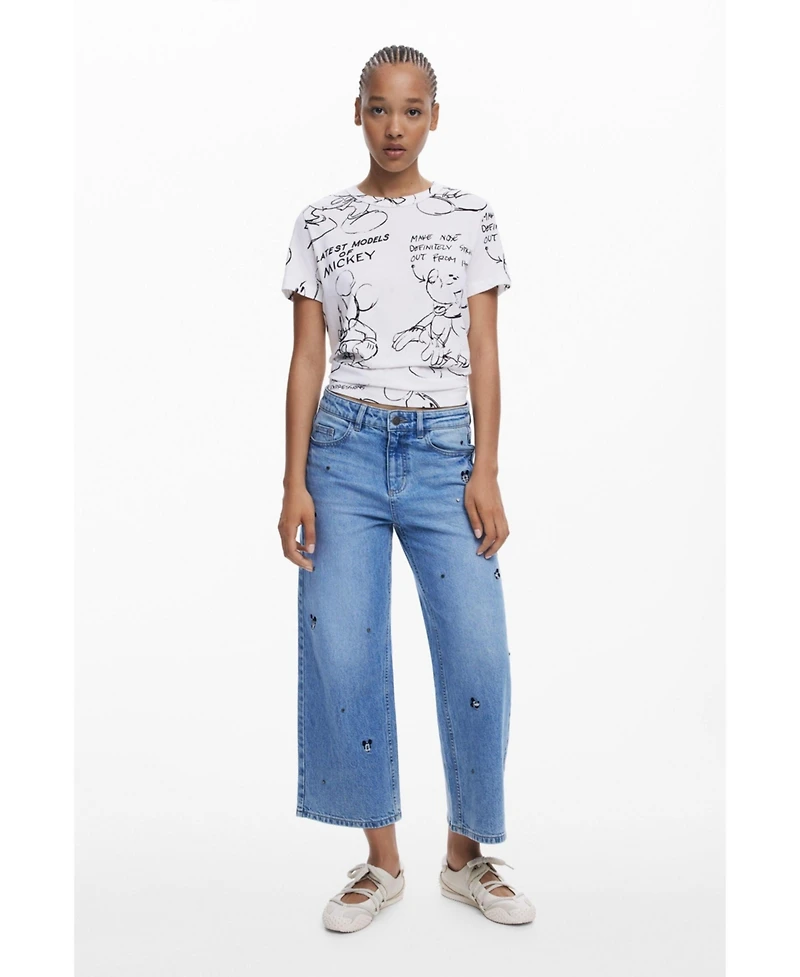 Desigual Women's Mickey Sketch T-shirt