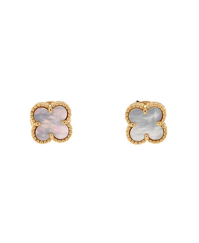 Pre-Owned Van Cleef & Arpels Sweet Alhambra Stud Earrings