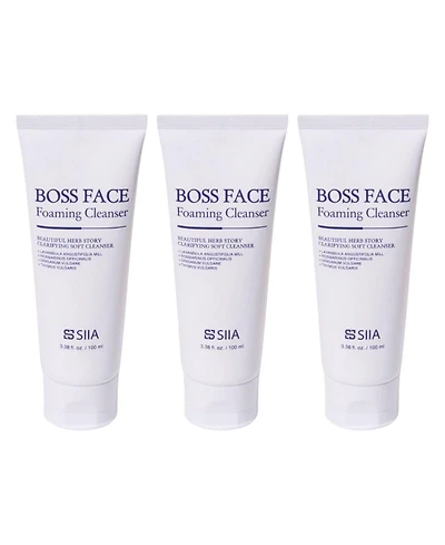 Siia Cosmetics 3-Pc. Boss Face Foaming Cleanser