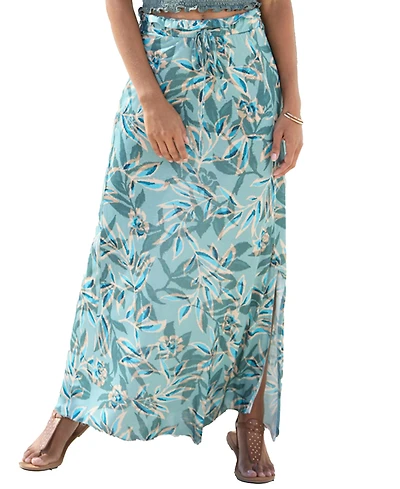 Lascana Women's Paperbag Maxi Skirt
