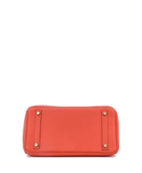 Pre-Owned Hermes Birkin 30 Handbag Orange Togo with Gold Hardware