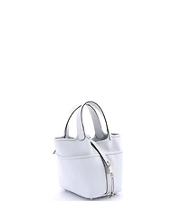 Pre-Owned Hermes Pm Cargo Picotin Lock Bag Canvas and Swift