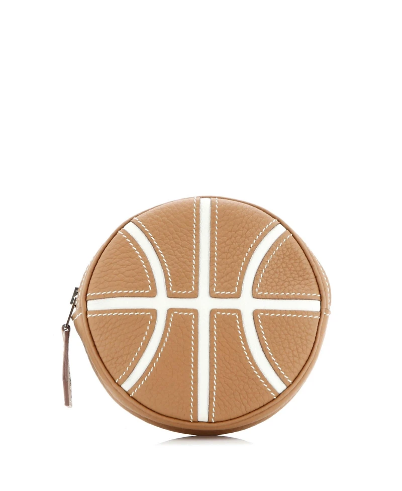 Pre-Owned Hermes Basketball Change Purse Leather