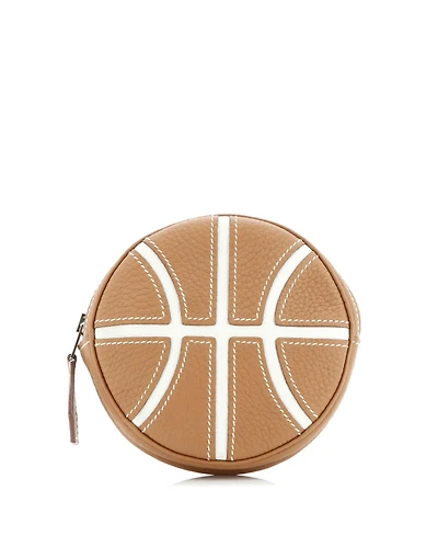 Pre-Owned Hermes Basketball Change Purse Leather