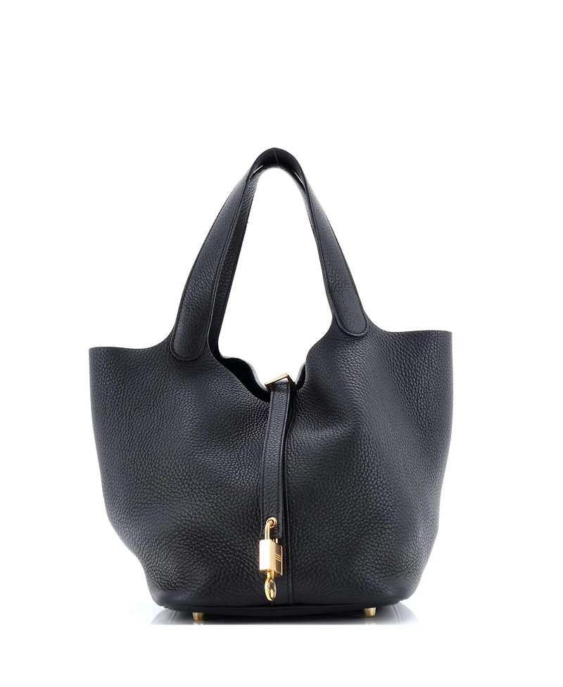 Pre-Owned Hermes Mm Picotin Lock Bag Clemence