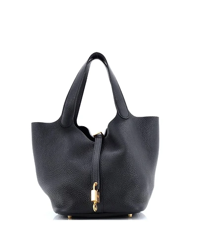 Pre-Owned Hermes Mm Picotin Lock Bag Clemence