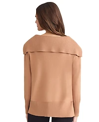 Jones New York Women's Oversized Collar Sweater