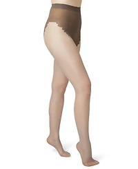 Hue Women's French Lace Control Top Pantyhose U5970N