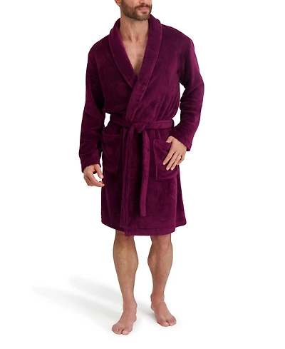 Hanes Men's Adjustable Plush Robe