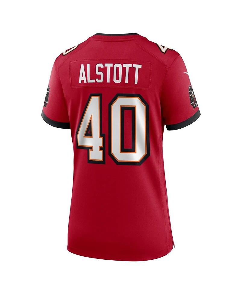 Nike Women's Mike Alstott Red Tampa Bay Buccaneers 50th Anniversary Team Game Jersey