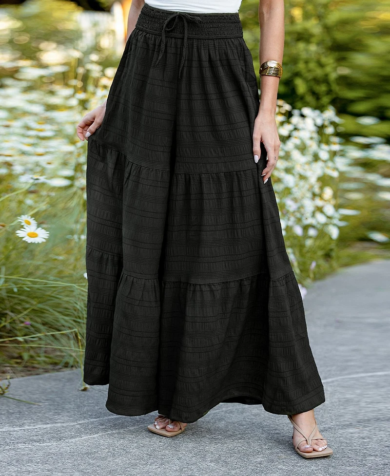 Cupshe Women's Wind Down Black Pants