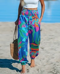 Cupshe Women's Sunset Plans Tropical Pants